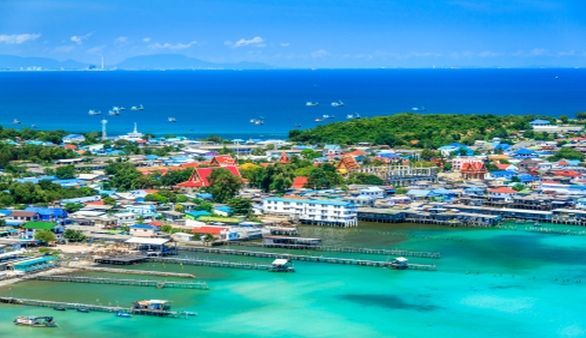 Fischerdorf in Chonburi 