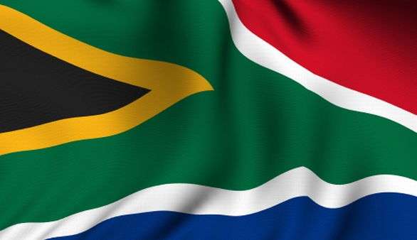 Flagge von Südafrika Flagge von Südafrika