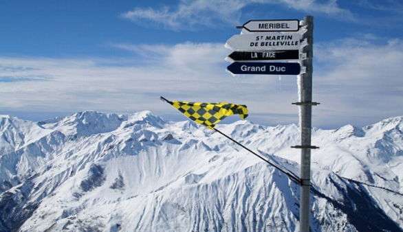 Skifahren in Les Trois Vallees