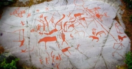 Norwegische Höhlenmalerei