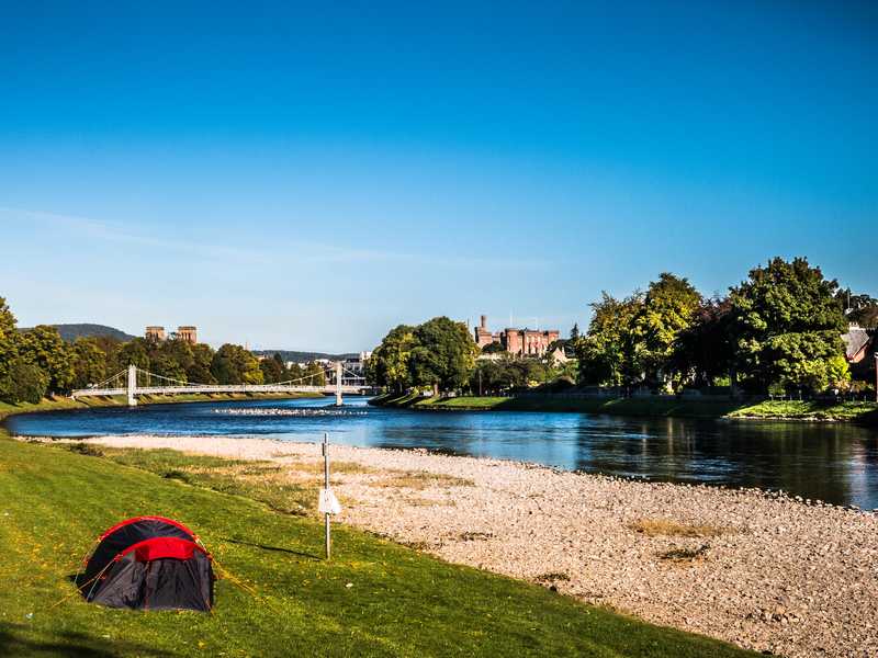 Campen in Schottland