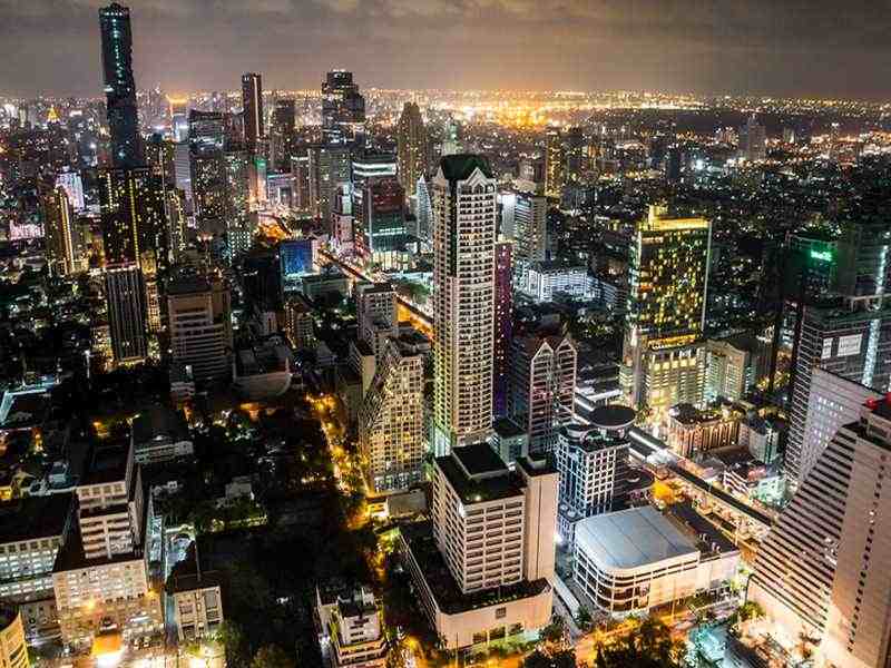 Aussicht von der Lebua Skybar