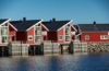 Rote Häuser in Norwegen